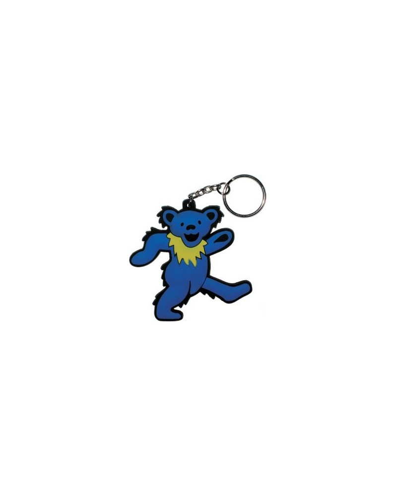 Grateful Dead Dancing Bears Small Rubber Keychain (Blue) $5.18 Accessories