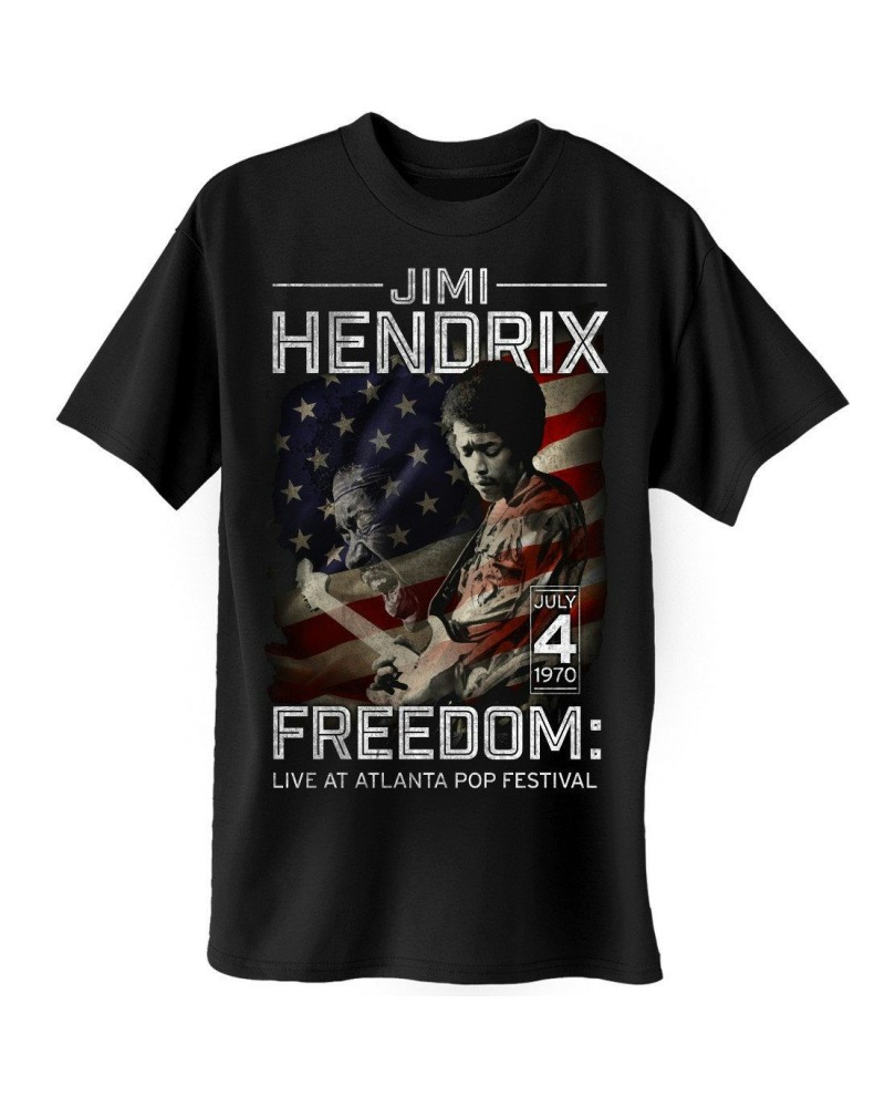 Jimi Hendrix Atlanta Pop Poster Flag T-Shirt $14.98 Shirts