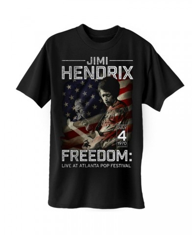 Jimi Hendrix Atlanta Pop Poster Flag T-Shirt $14.98 Shirts