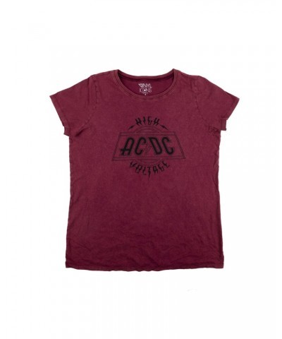 AC/DC Maroon High Voltage Plus Size T-Shirt $5.25 Shirts