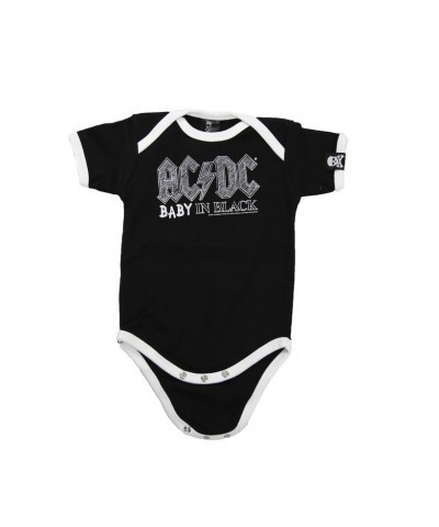 AC/DC Baby In Black Onesie $8.48 Kids