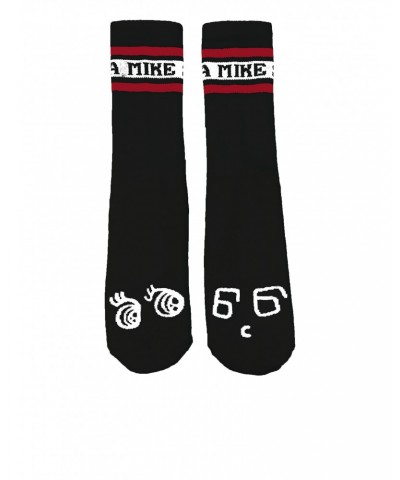 Mike Shinoda Boris & Oatmeal Black Socks $9.20 Footware