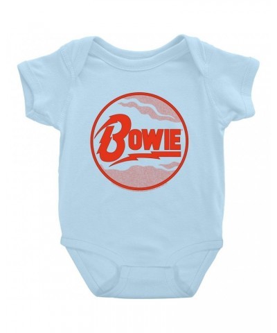 David Bowie Baby Short Sleeve Bodysuit | Retro Diamond Dogs Logo Bodysuit $7.58 Kids