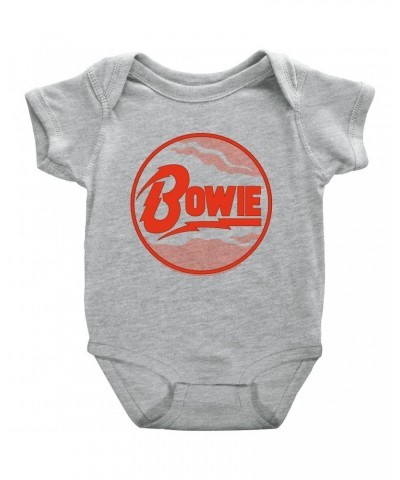 David Bowie Baby Short Sleeve Bodysuit | Retro Diamond Dogs Logo Bodysuit $7.58 Kids