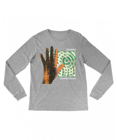 Genesis Long Sleeve Shirt | Reverse Colored Invisible Touch Album Cover Design Shirt $14.68 Shirts