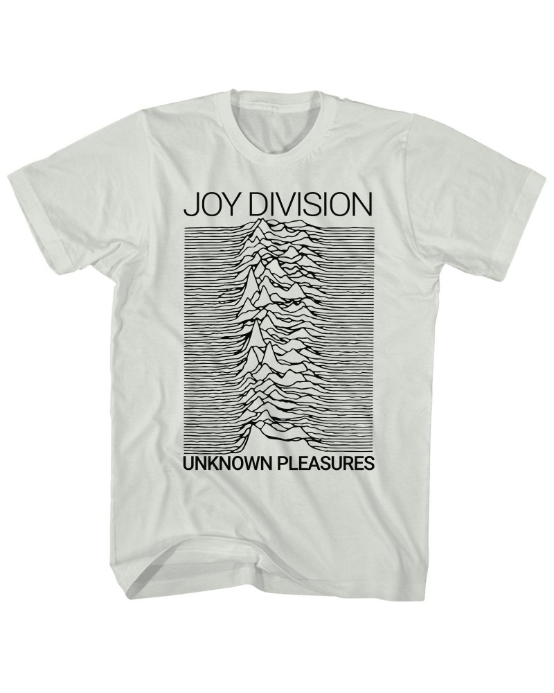 Joy Division T-Shirt | Unknown Pleasures White Album Art Shirt $12.20 Shirts