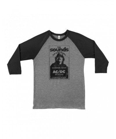 AC/DC 3/4 Sleeve Baseball Tee | The Sounds Summer Concert Tour Shirt $9.28 Shirts