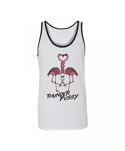 Thunderpussy Flamingo Ringer Tank Top $10.80 Shirts