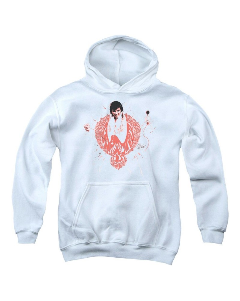 Elvis Presley Youth Hoodie | RED PHEONIX Pull-Over Sweatshirt $11.89 Sweatshirts