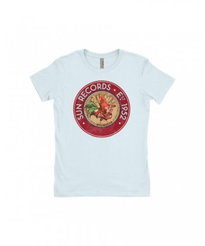 Sun Records Ladies' Boyfriend T-Shirt | Red Rooster Est. 1952 Seal Shirt $8.23 Shirts