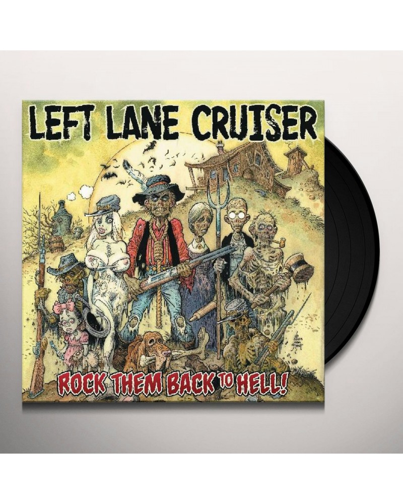 Left Lane Cruiser Rock Them Back to Hell Vinyl Record $8.46 Vinyl