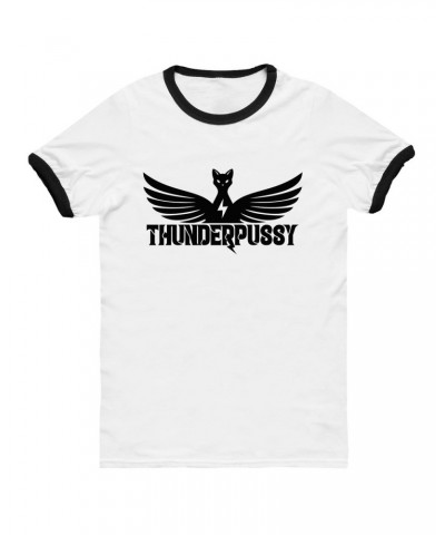 Thunderpussy Kitty Wings Ringer T-Shirt $9.25 Shirts