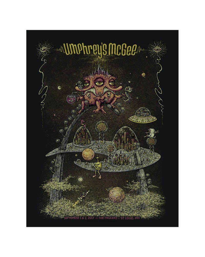 Umphrey's McGee St. Louis Poster by Marq Spusta $12.90 Decor