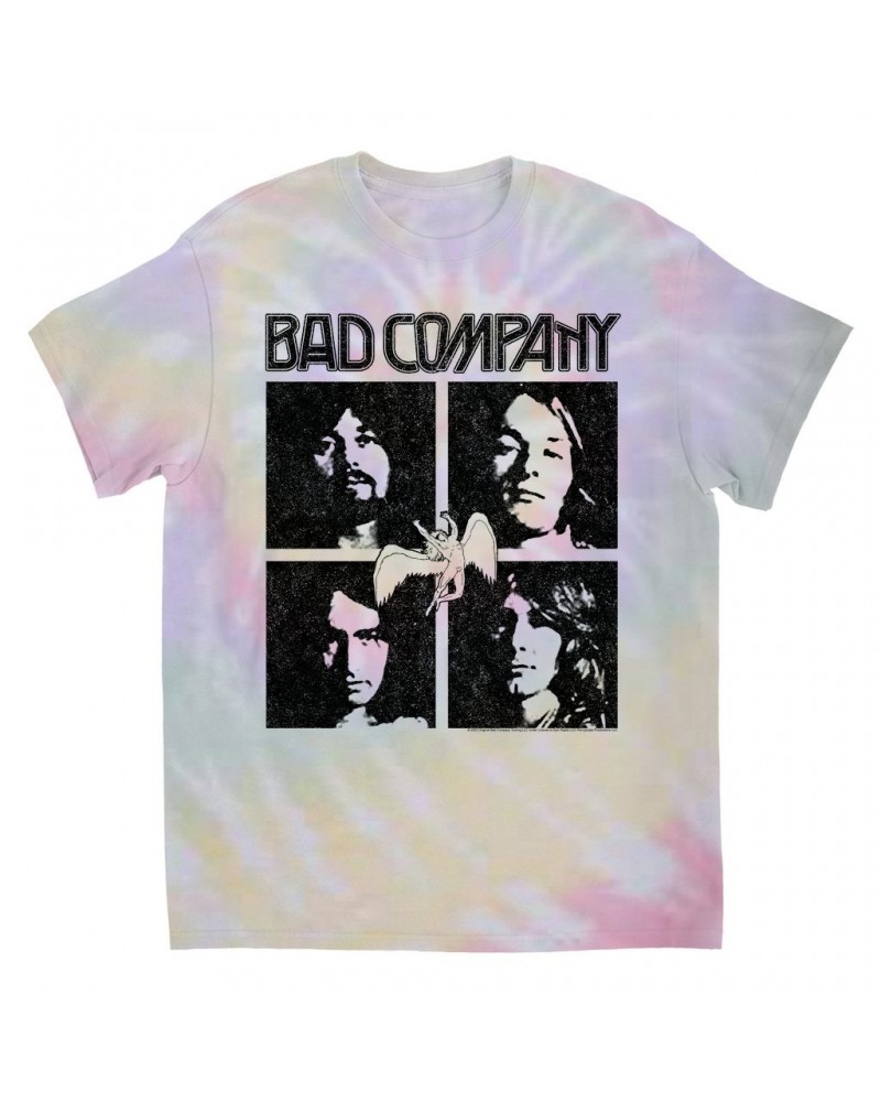 Bad Company T-Shirt | The Early Years Band Design Tie Dye Shirt $8.62 Shirts