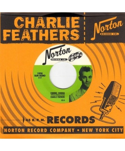 Charlie Feathers CORRINE CORRINA / RUNNIN AROUND Vinyl Record $3.84 Vinyl