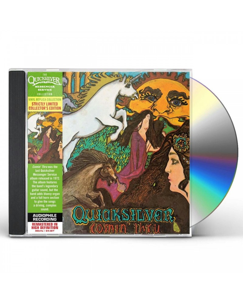 Quicksilver Messenger Service COMIN THRU CD $7.17 CD