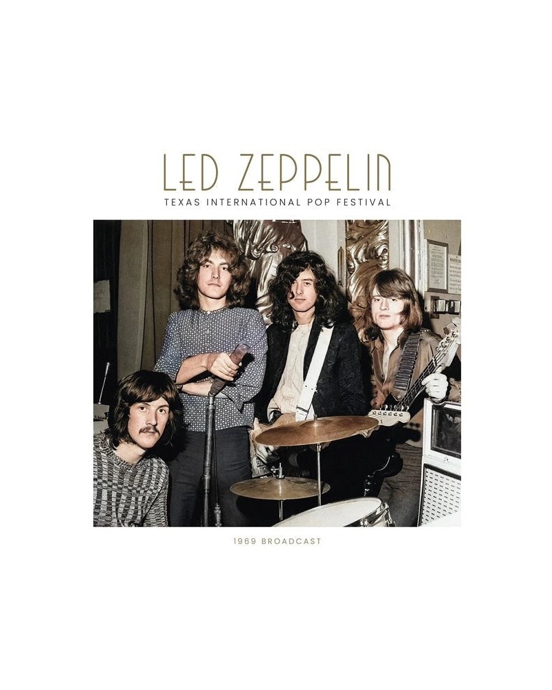 Led Zeppelin LP Vinyl Record - Texas International Pop Festival (Grey/Black Splatter Vinyl) $17.21 Vinyl