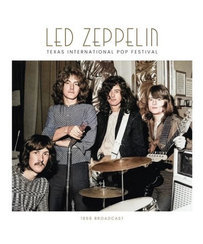 Led Zeppelin LP Vinyl Record - Texas International Pop Festival (Grey/Black Splatter Vinyl) $17.21 Vinyl