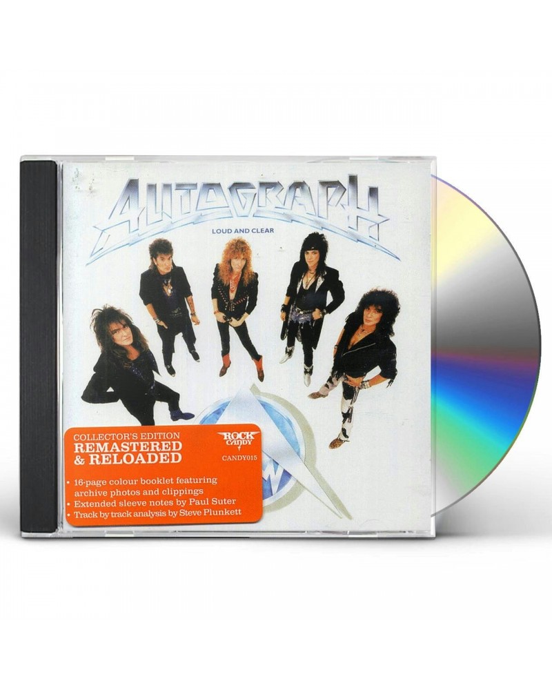 Autograph LOUD & CLEAR CD $9.00 CD